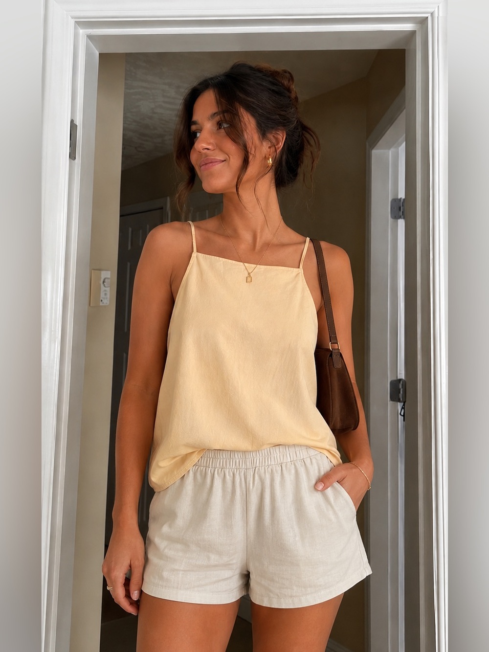 Zara Cream Tank Top - Picture 3 of 4